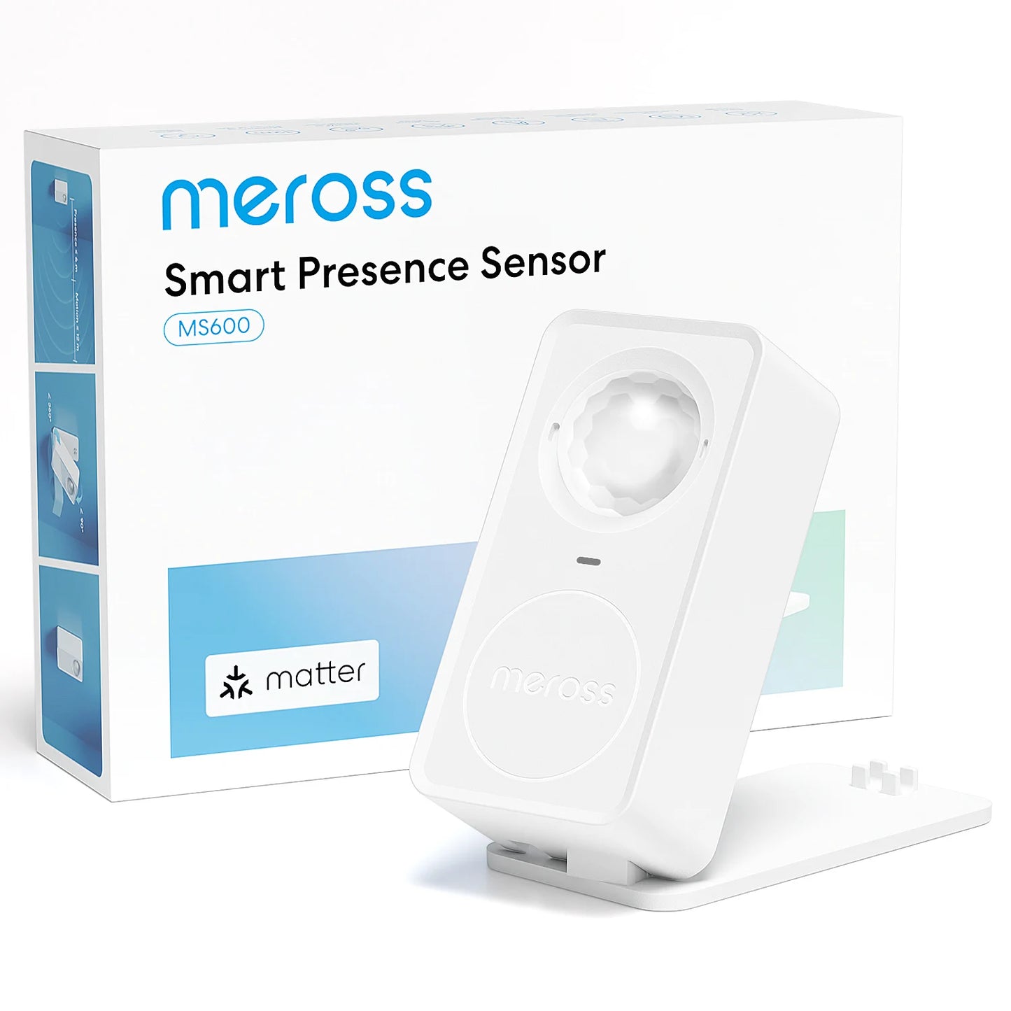 Meross US Matter WiFi Human Presence Sensor  Radar Detector With Luminance /Distance Detection Sensor For Smart Home