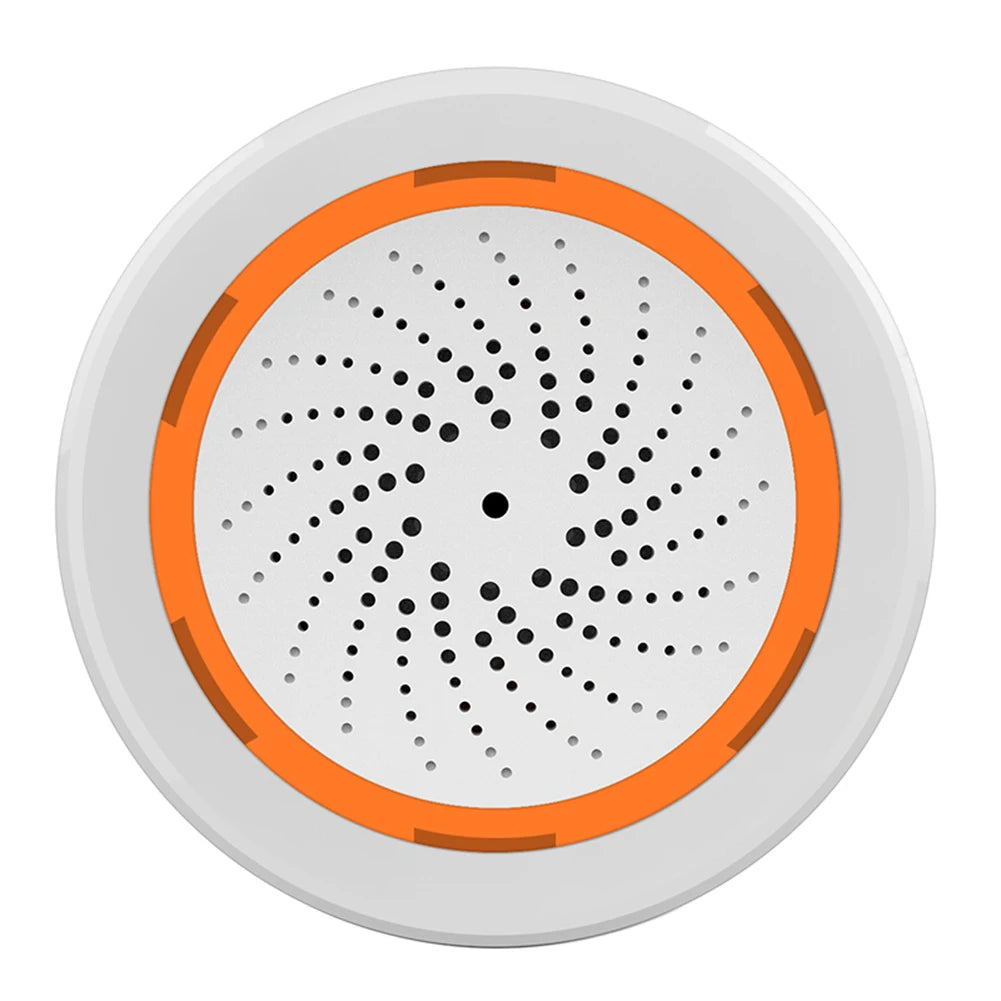 Smart Siren Alarm Tuya Zigbee Sound Light Sensor Smart Alarm Siren App Remote Control Home Security Protection System