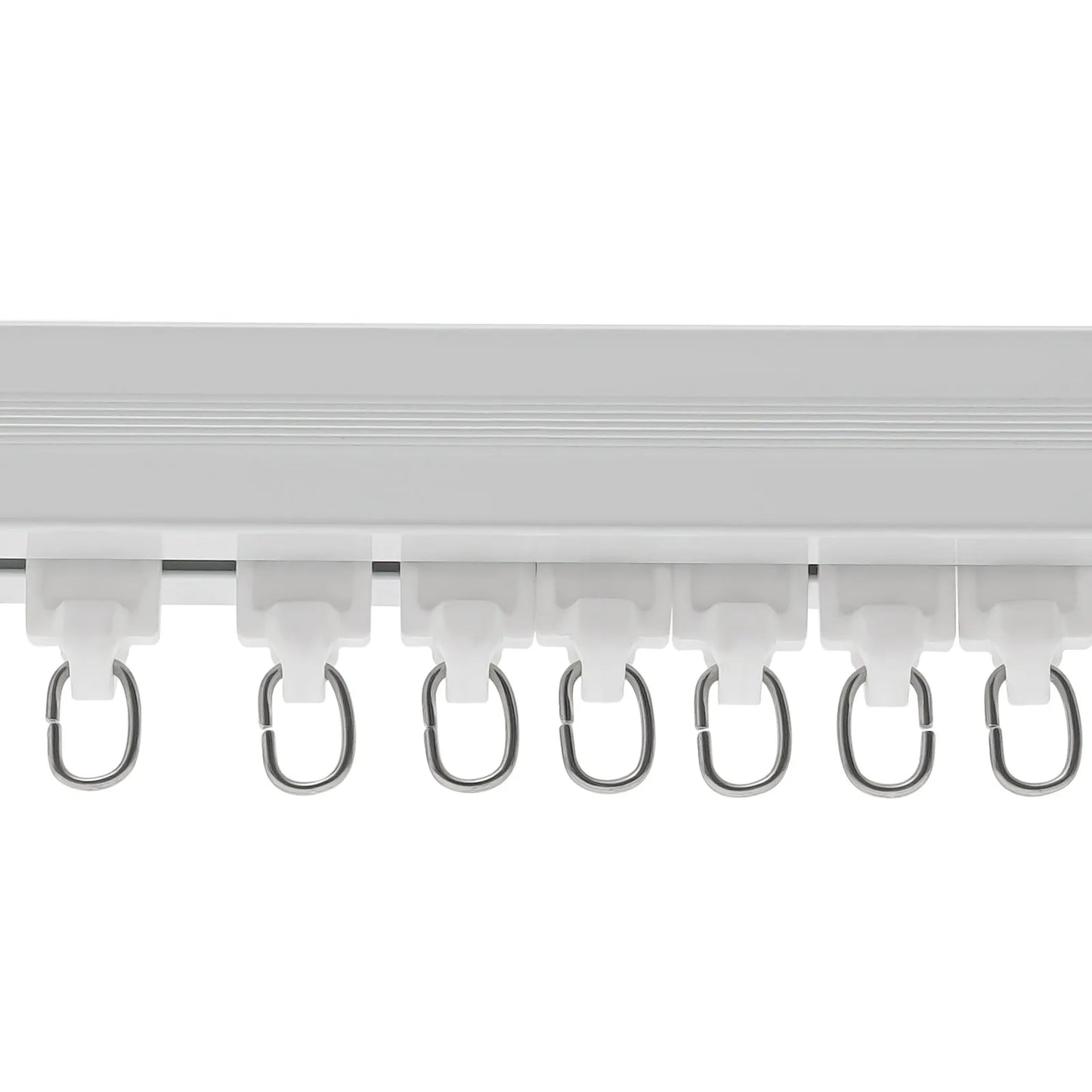 Smart Motorized Curtain Track 2.16-4.2m, WiFi Alexa Google Home App Control, Electric Silent Curtain Rail with Remote