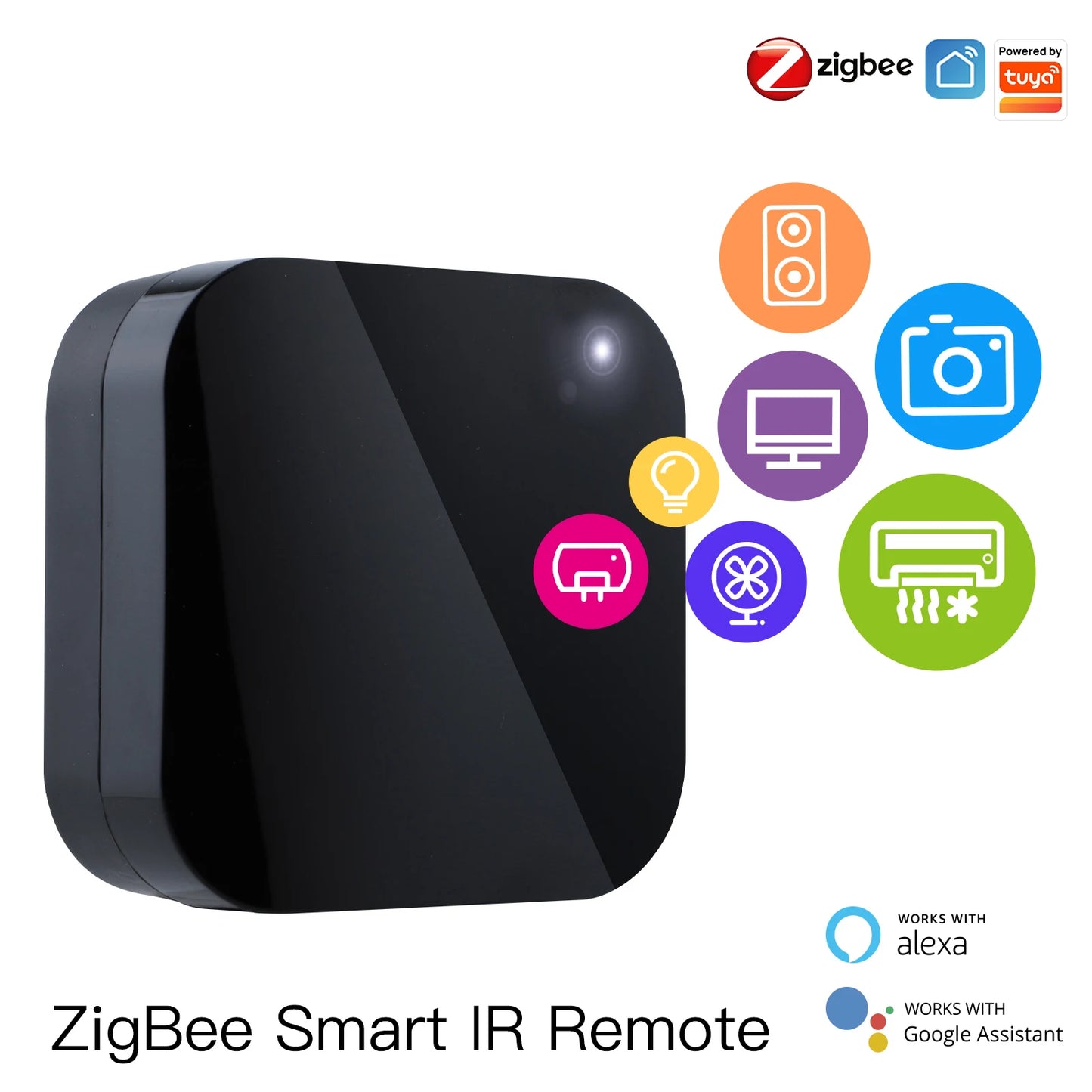 ZigBee Infrared IR Remote Controller Works with Alexa Google Home Air Conditioner TV IR Remote for Smart Home